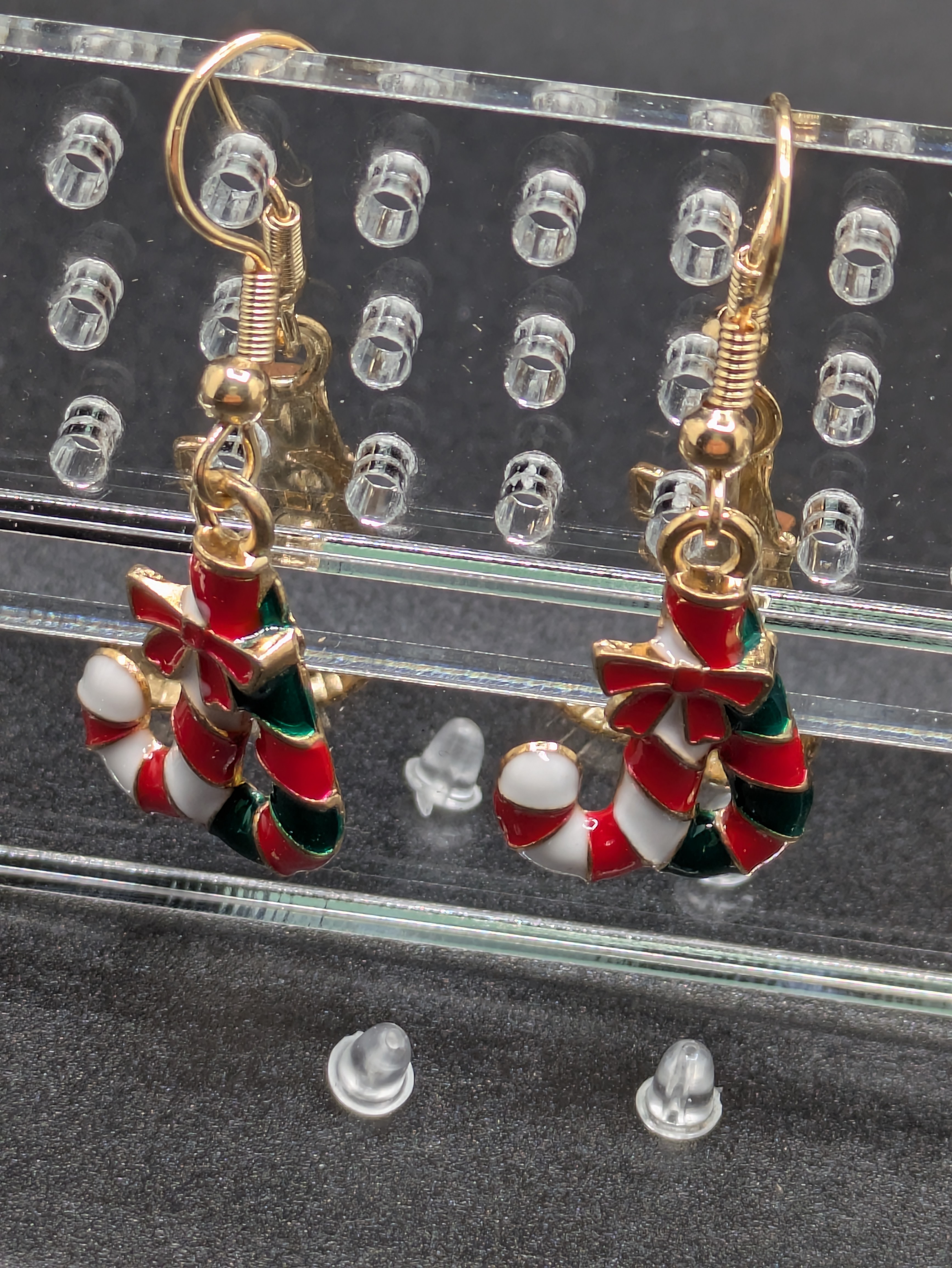 Christmas Candy Cane Earrings