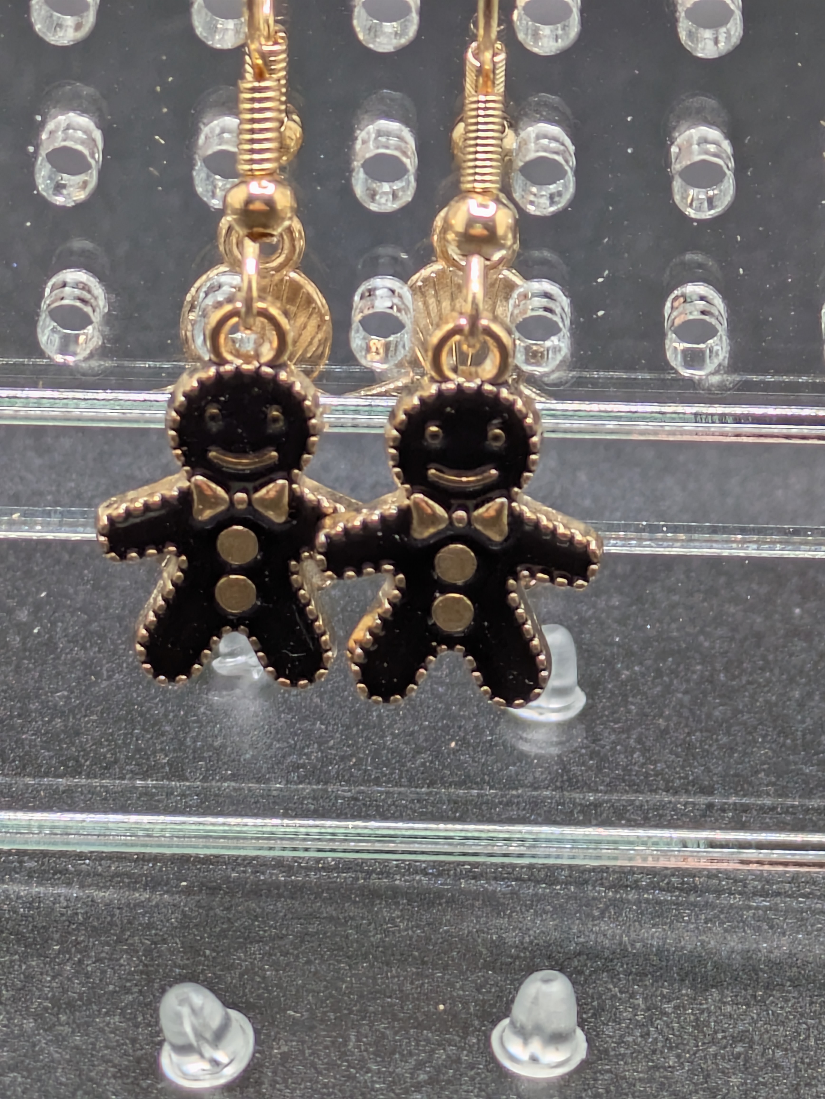 Gingerbread Man Earrings