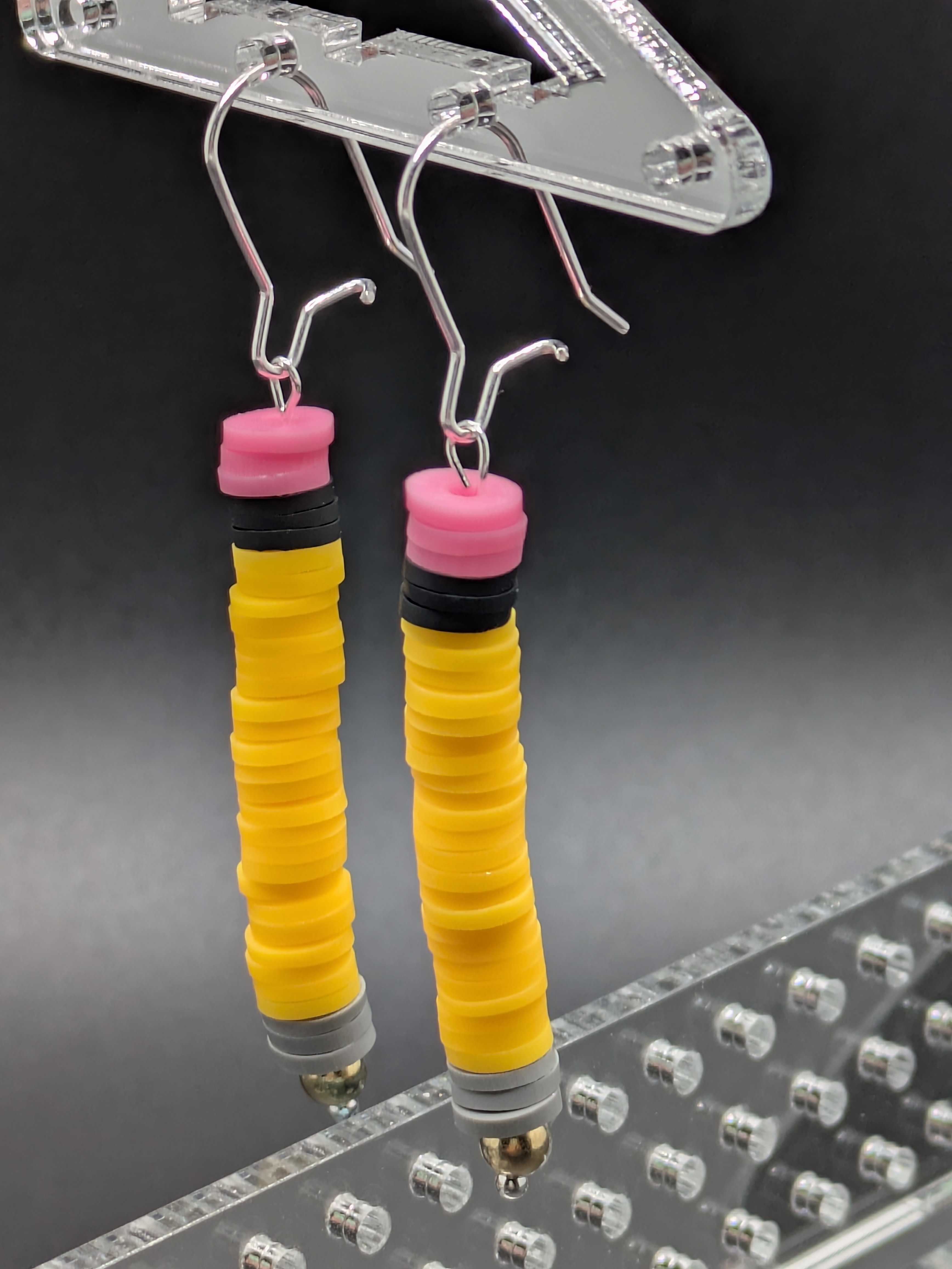 Vertical drop "Pencil" Earrings
