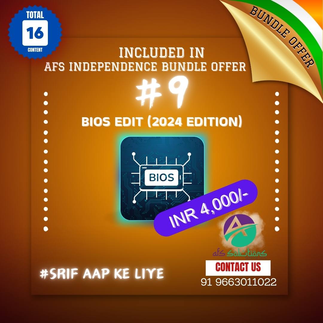 BIOS EDIT (LATEST EDITION)