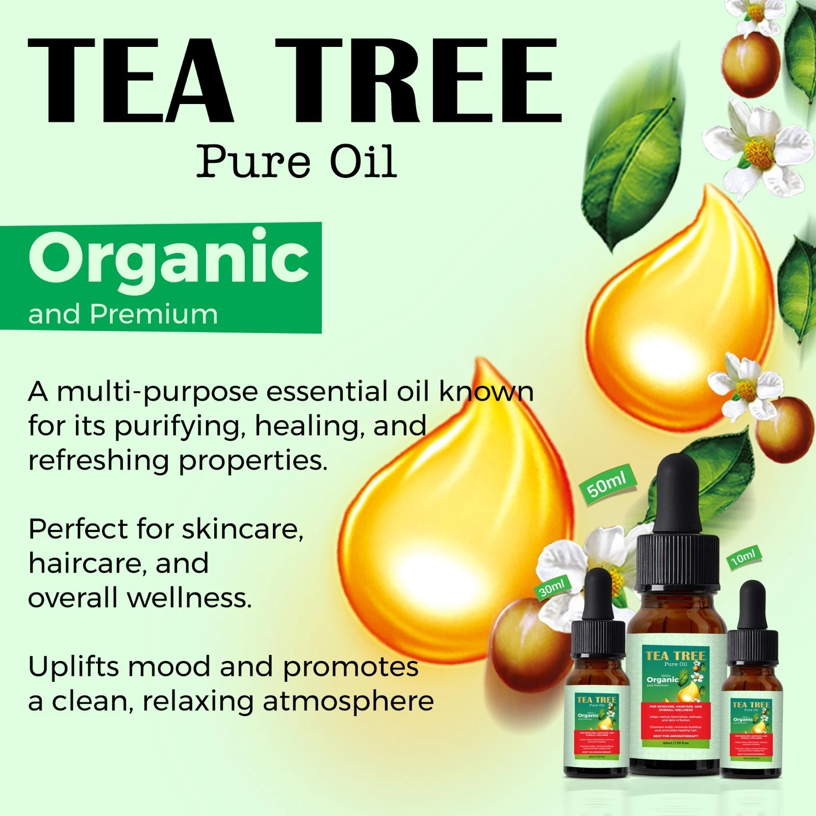 Tea Tree Essential Oil Serum - 10 ml 
