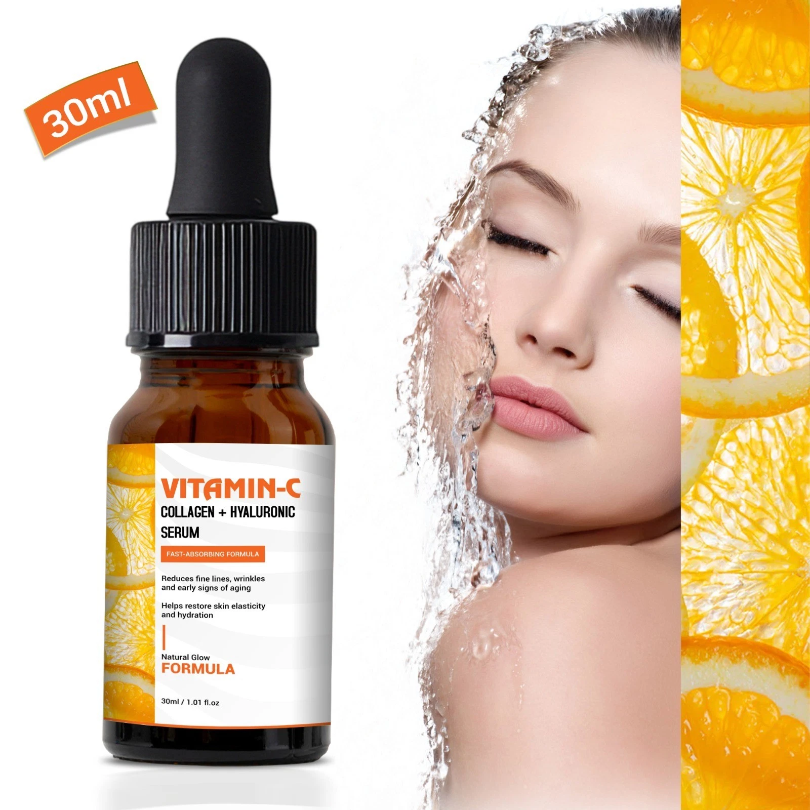 Vitamin-C Collagen + Hyaluronic Serum - 30ml