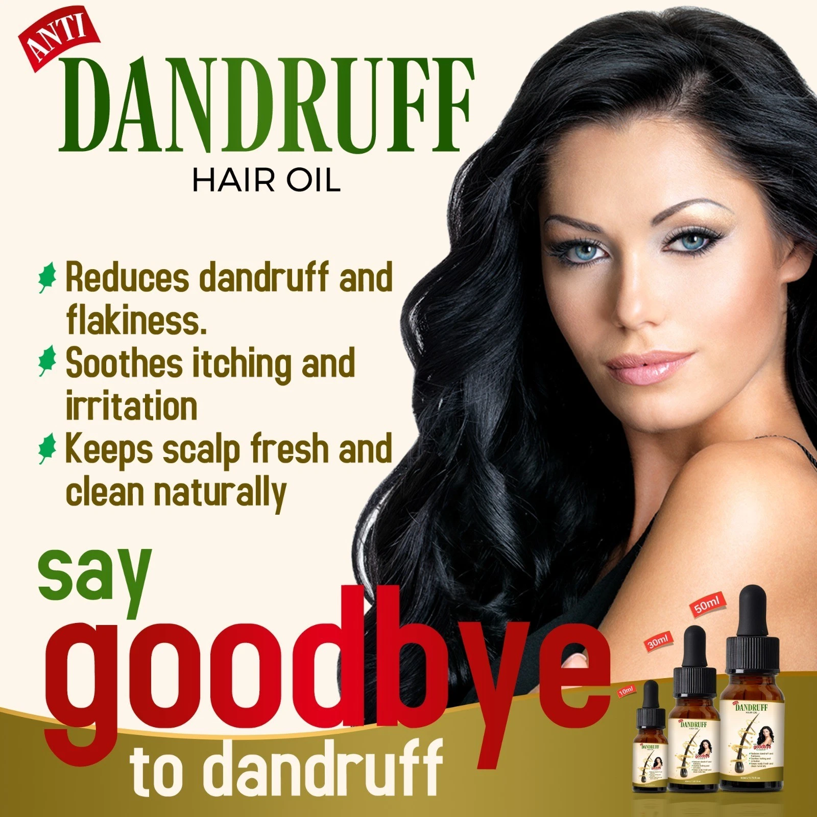 Dandruff Hair Oil Natural Scalp Treatment Nourishing Oil for Dry Scalp UK