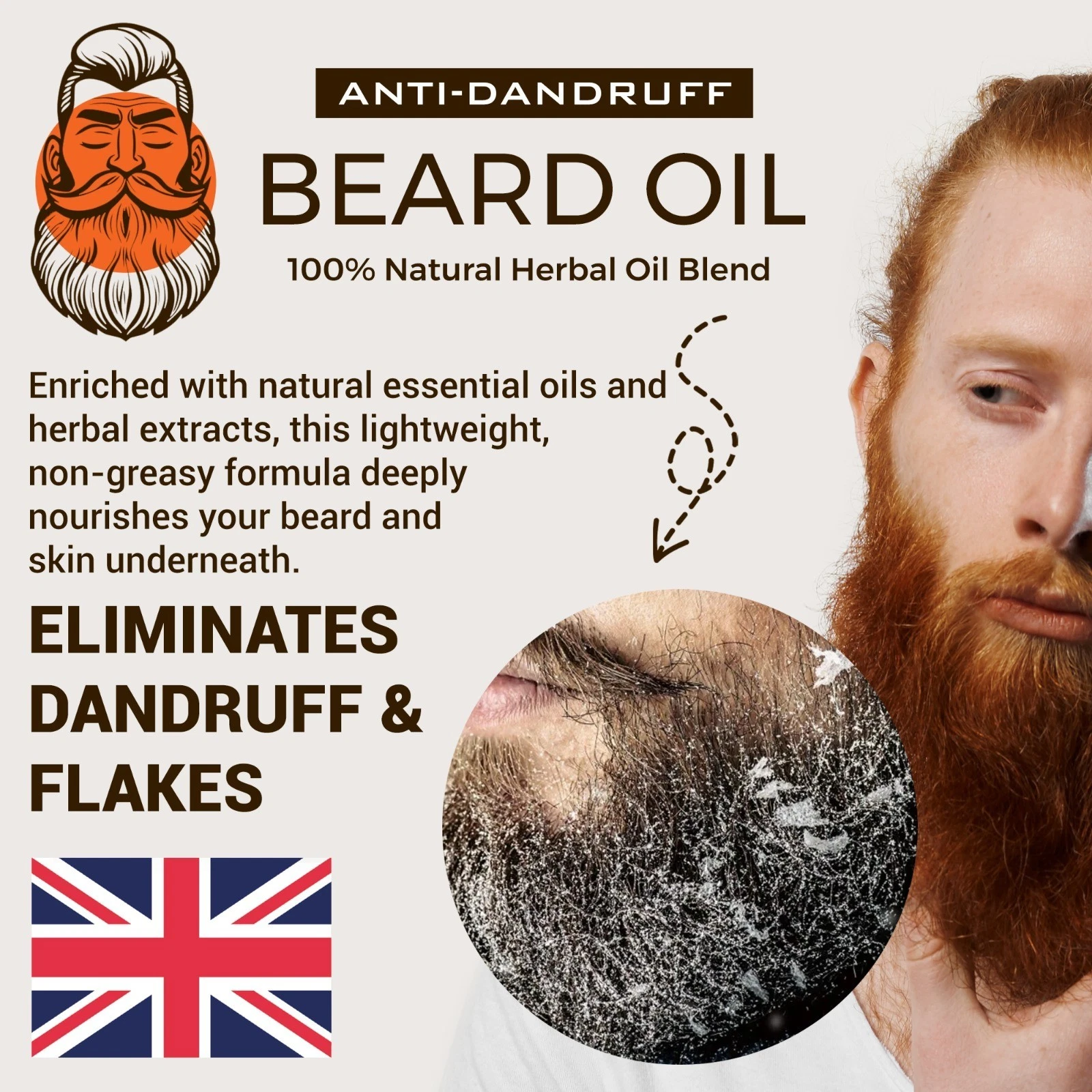 Anti-Dandruff Beard Oil - 30ml