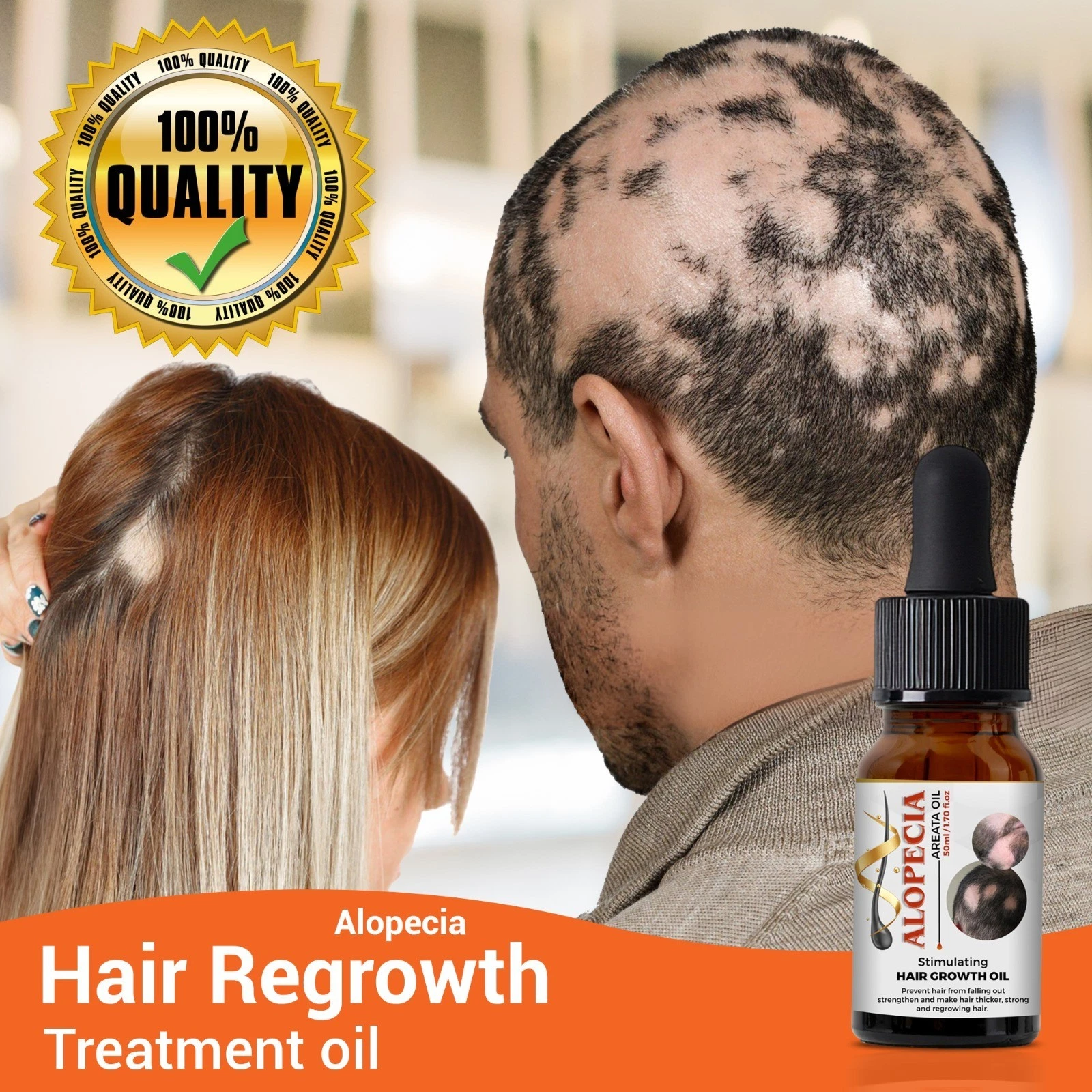 Alopecia Hair Regrowth Treatment Oil - 30 ml