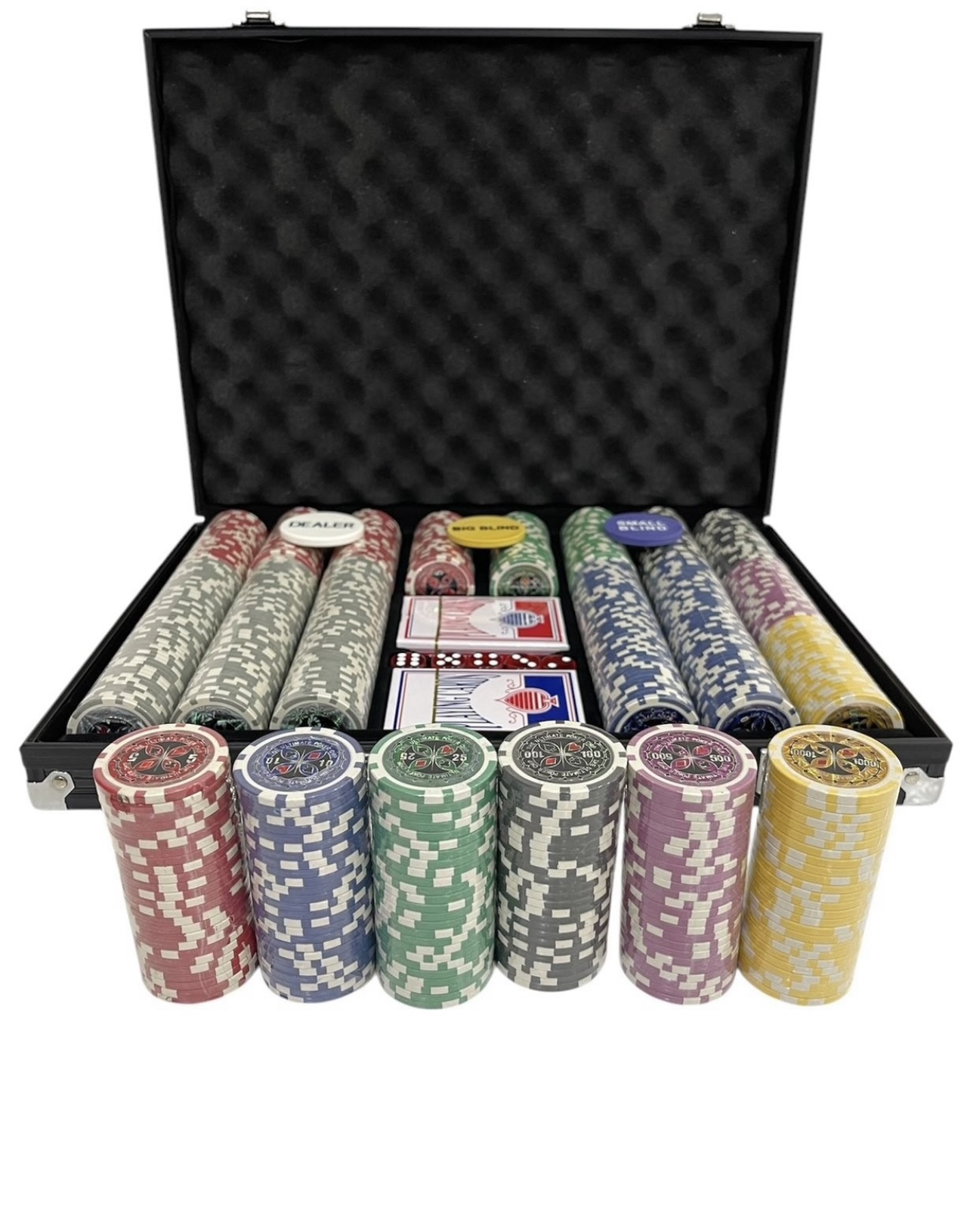 Επαγγελματικό Σετ Πόκερ Βαλίτσα 500 Τεμαχίων Με Αριθμημένες Μάρκες 