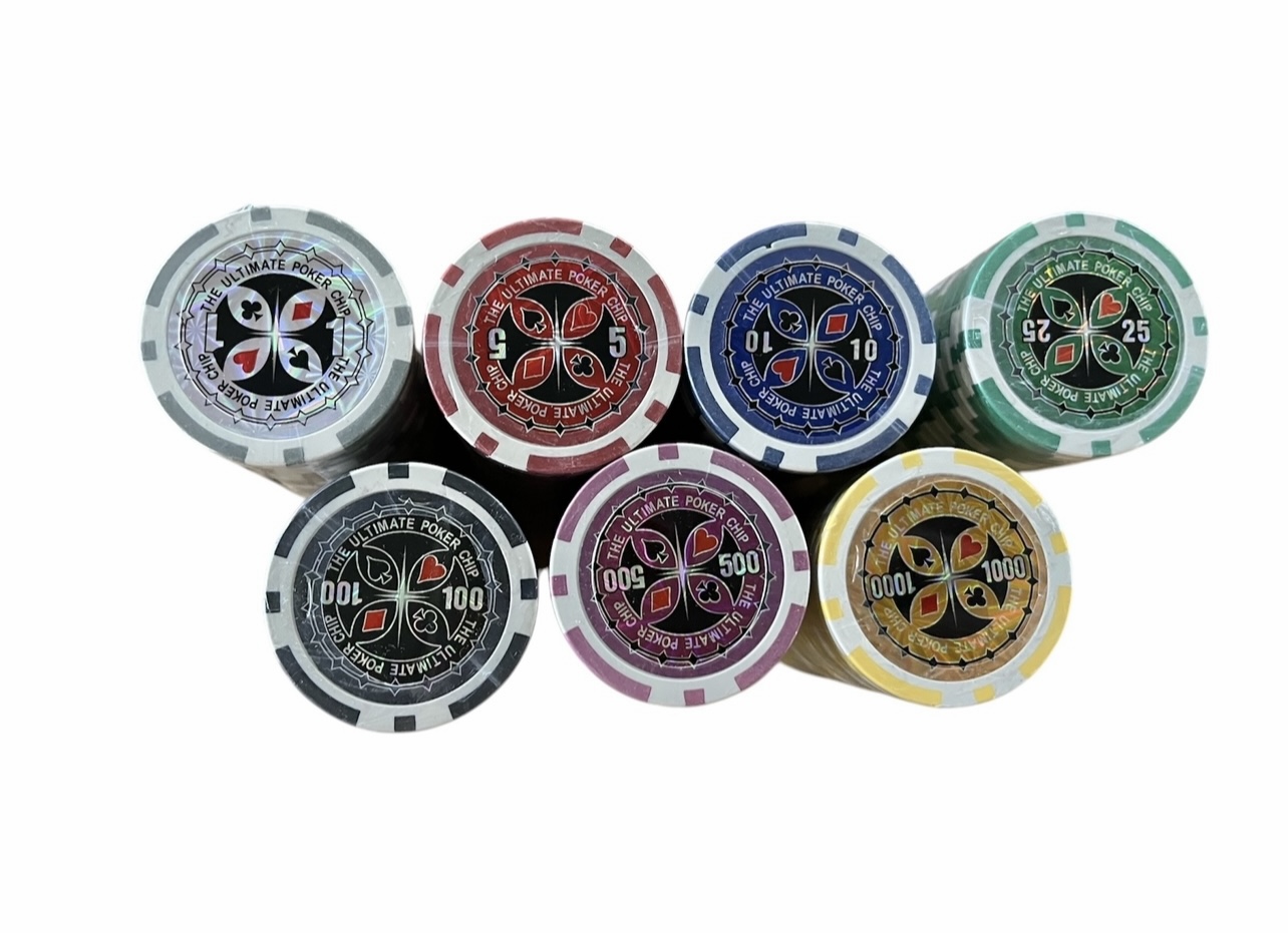 Επαγγελματικό Σετ Πόκερ Βαλίτσα 500 Τεμαχίων Με Αριθμημένες Μάρκες 