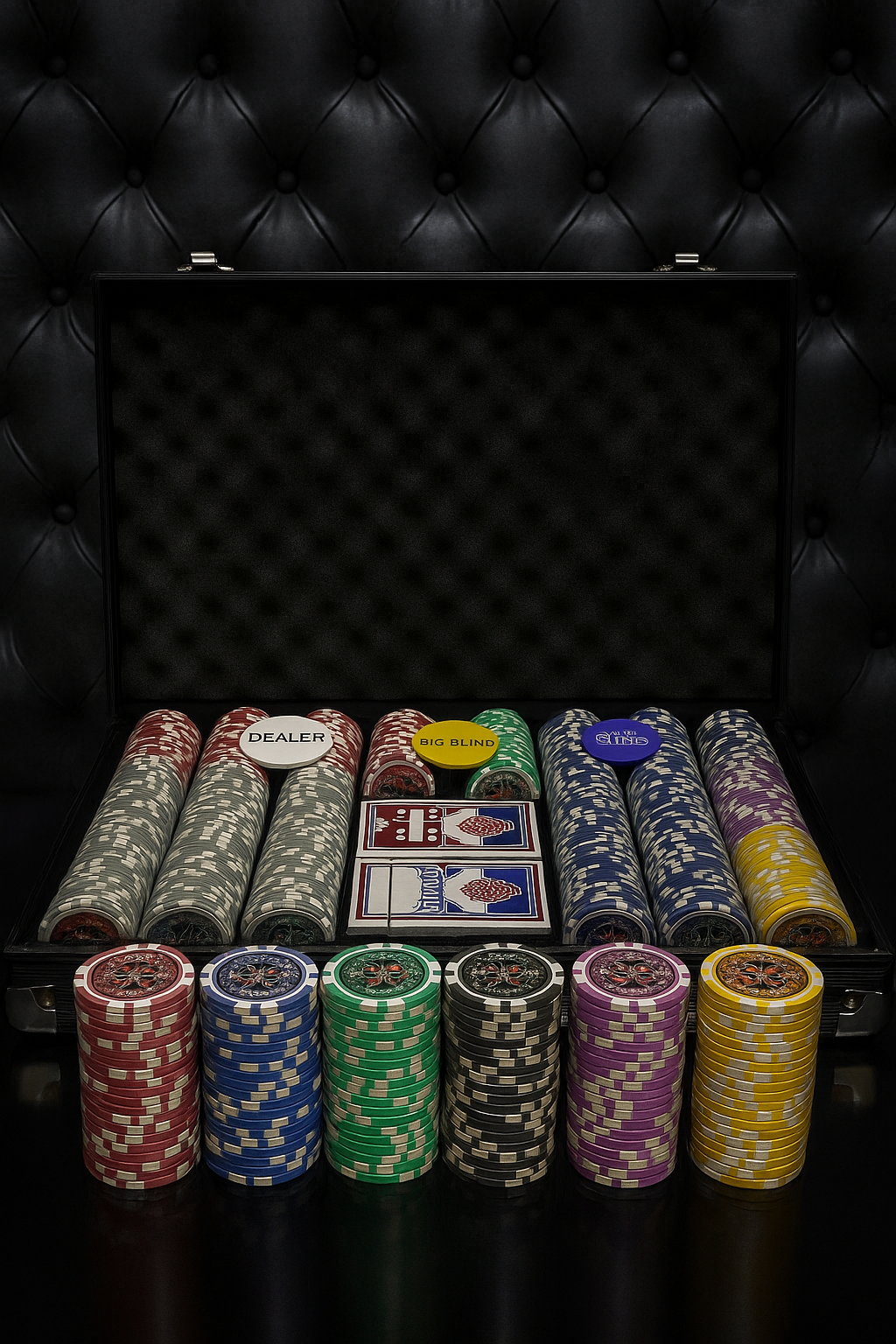 Επαγγελματικό Σετ Πόκερ Βαλίτσα 500 Τεμαχίων Με Αριθμημένες Μάρκες 