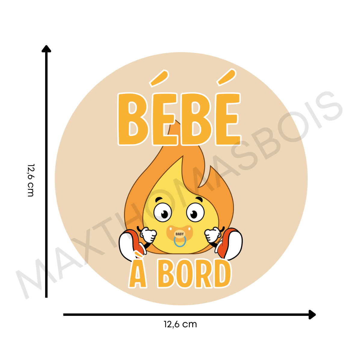 STICKERS AUTOCOLLANT 'REAL LIFE' POUR VOITURE