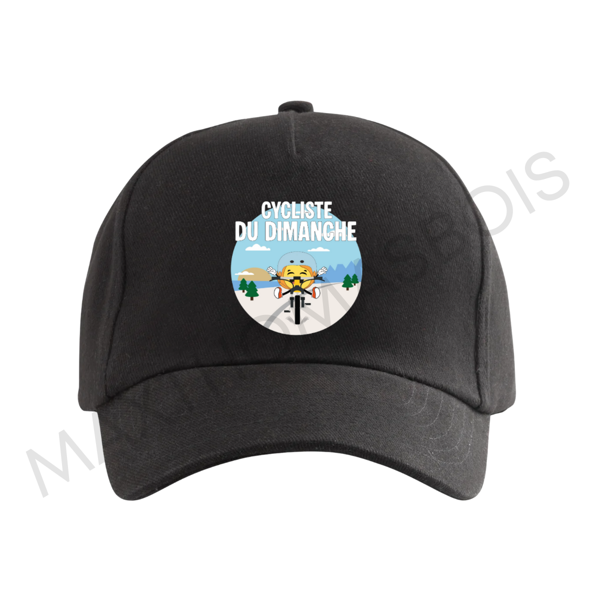 CASQUETTE NOIR PERSONNALISÉE - ADULTE