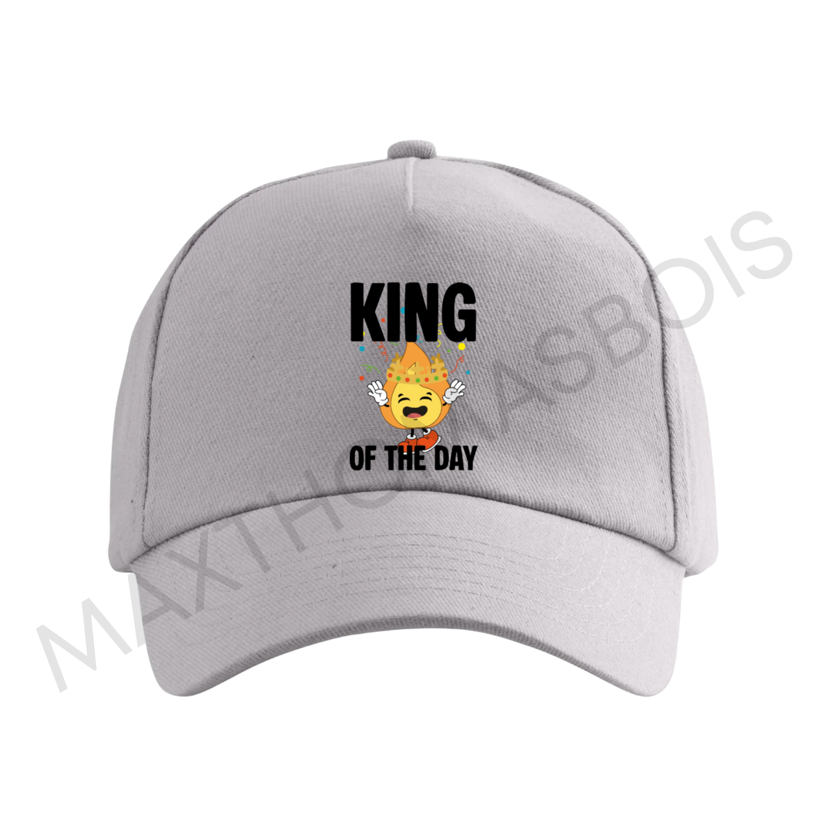 CASQUETTE GRIS PERSONNALISÉE - ADULTE