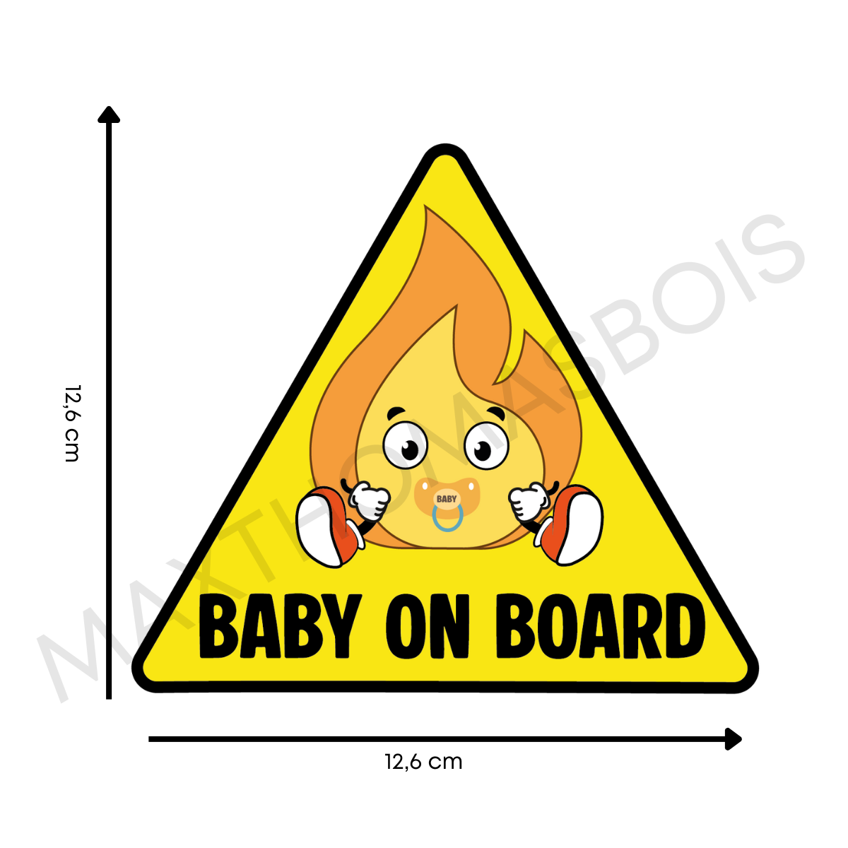 STICKERS AUTOCOLLANT 'REAL LIFE' POUR VOITURE