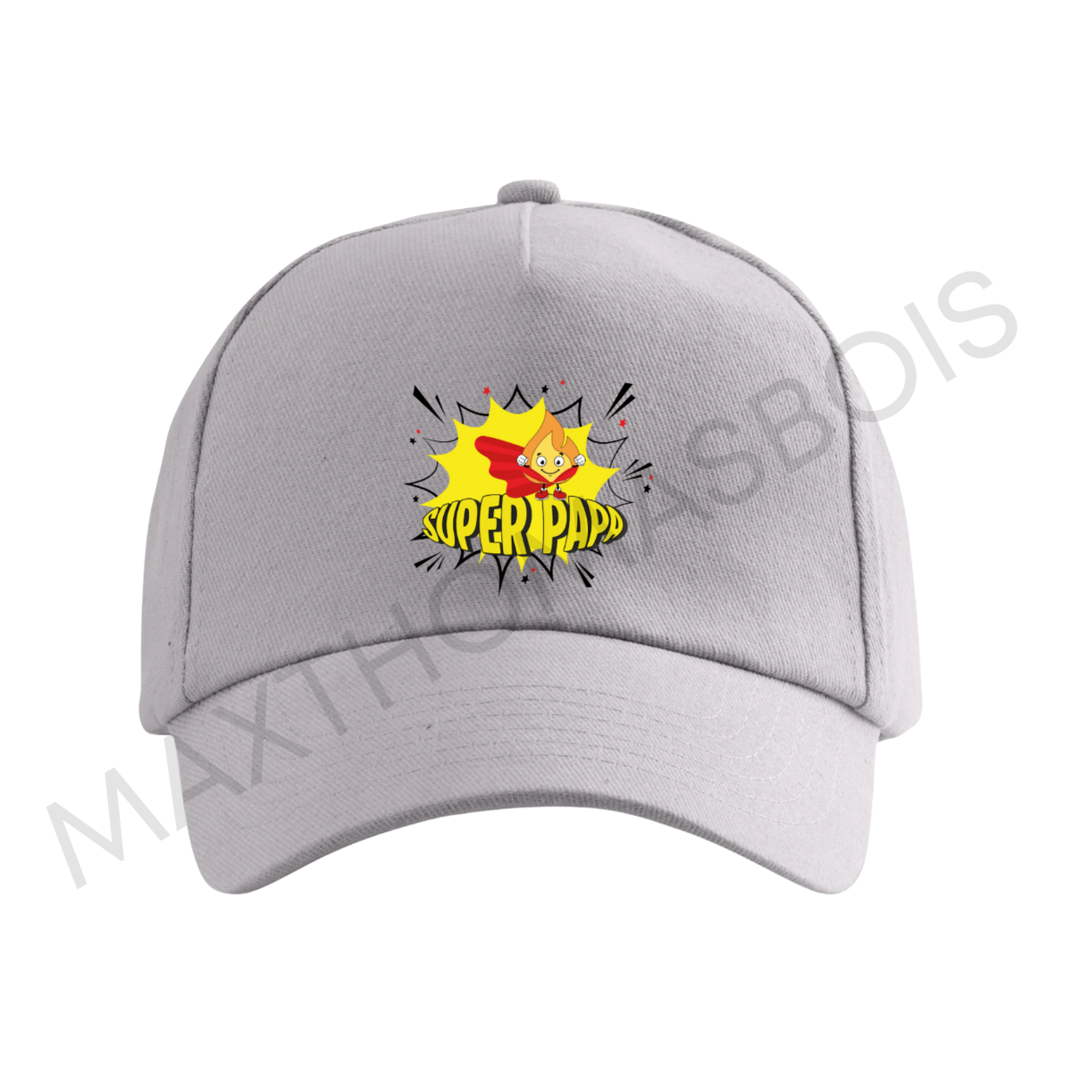 CASQUETTE GRIS PERSONNALISÉE - ADULTE