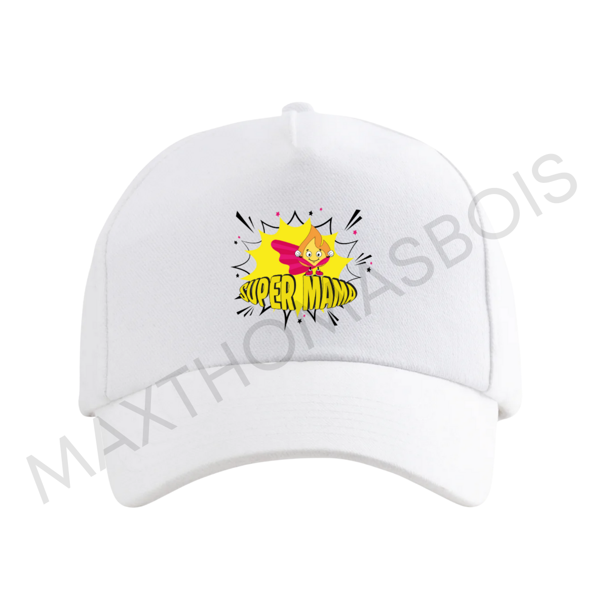 CASQUETTE BLANC PERSONNALISÉE - ADULTE