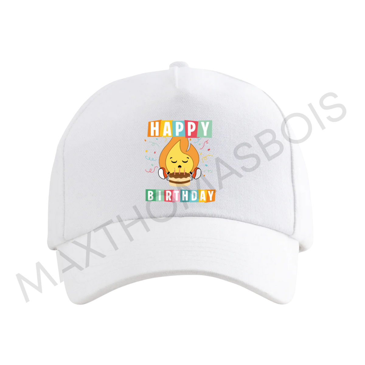 CASQUETTE BLANC PERSONNALISÉE - ADULTE