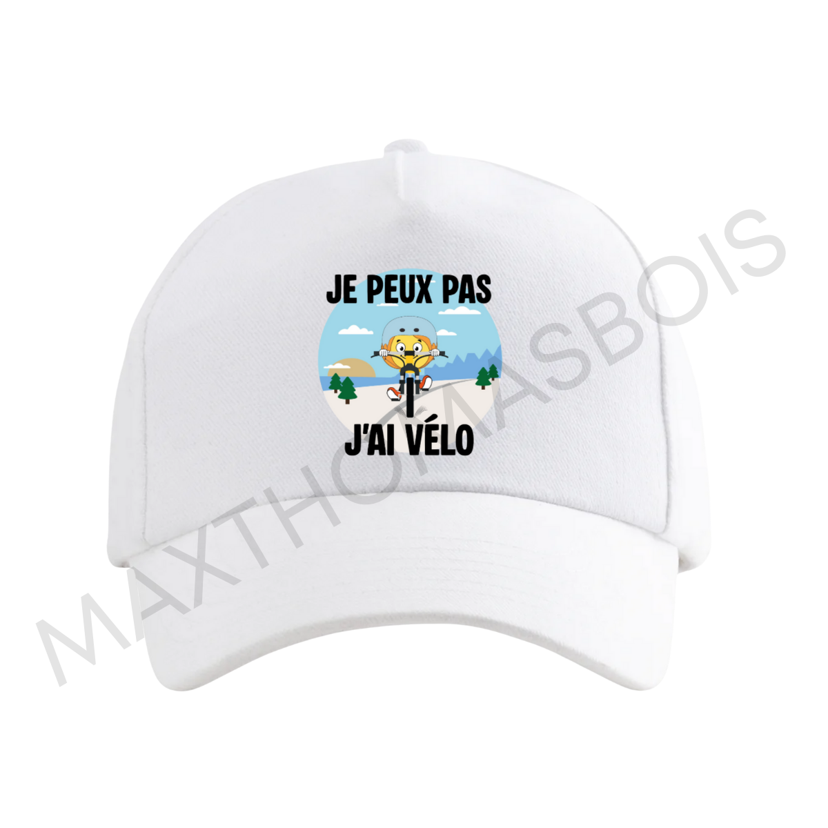 CASQUETTE BLANC PERSONNALISÉE - ADULTE
