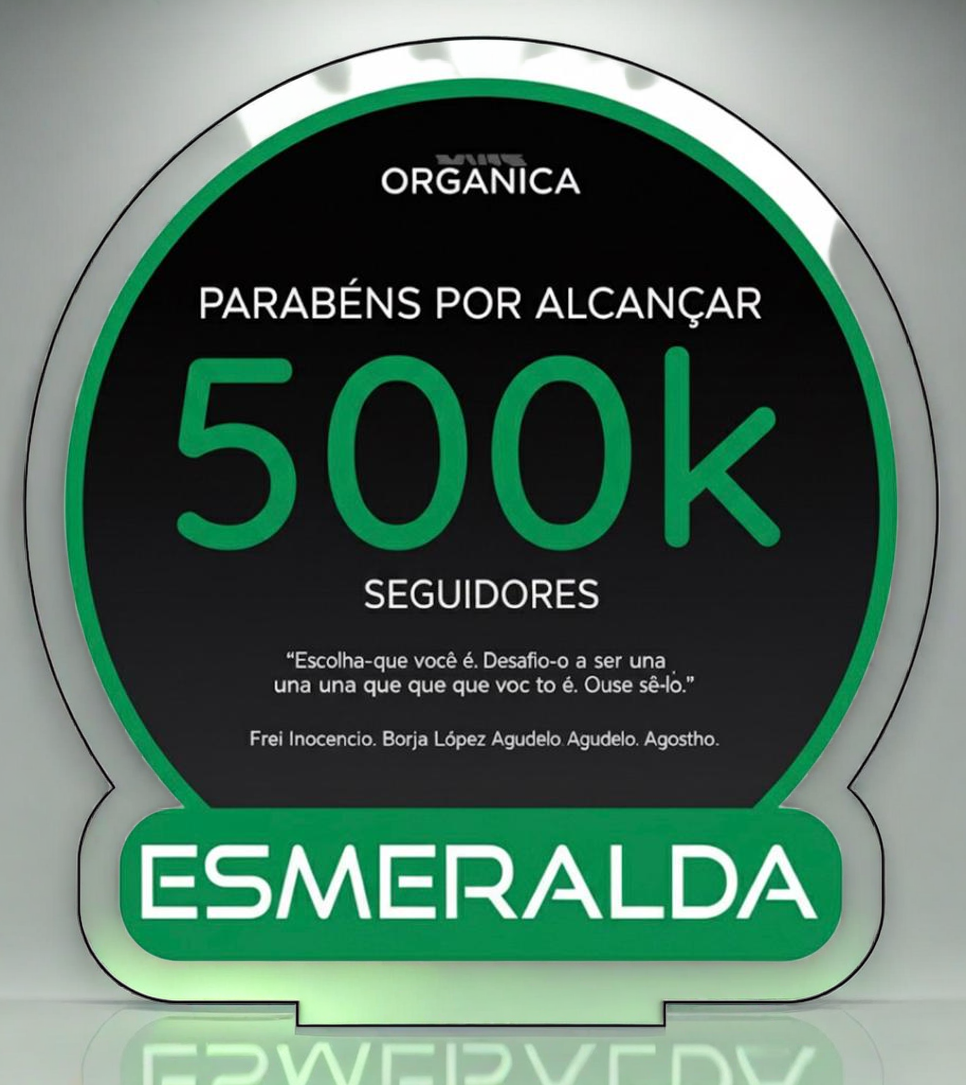 Placa comemorativa Esmeralda