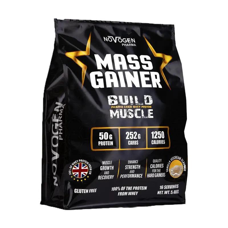 Novogen pharma, Mass Gainer, 5.4kg, 16 Serving