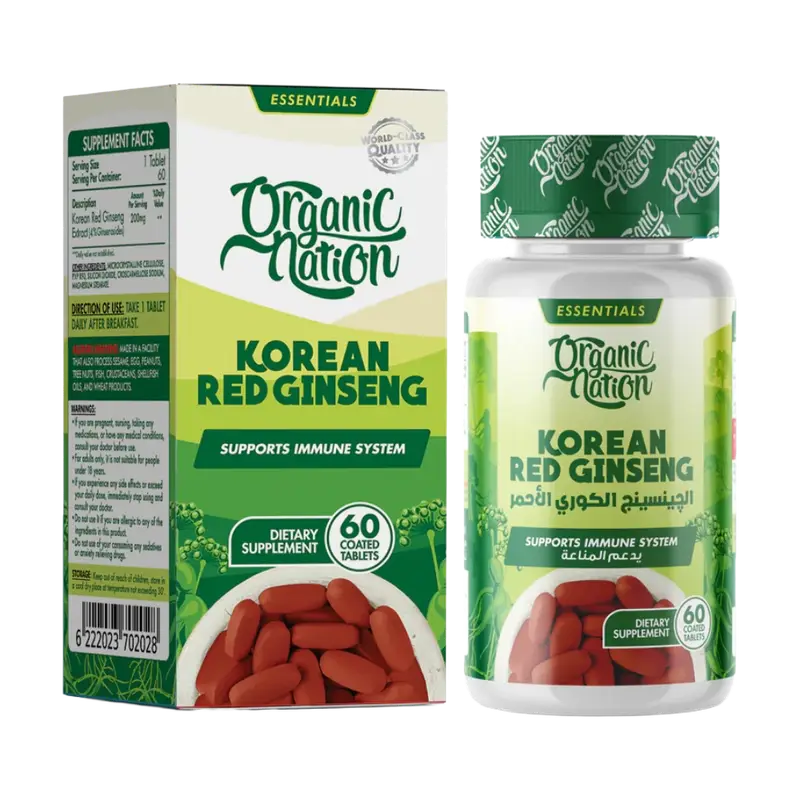 Organic Nation, Red korean ginseng,