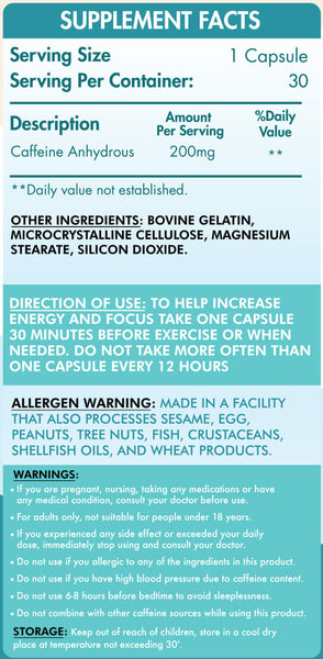 Organic Nation, Caffeine