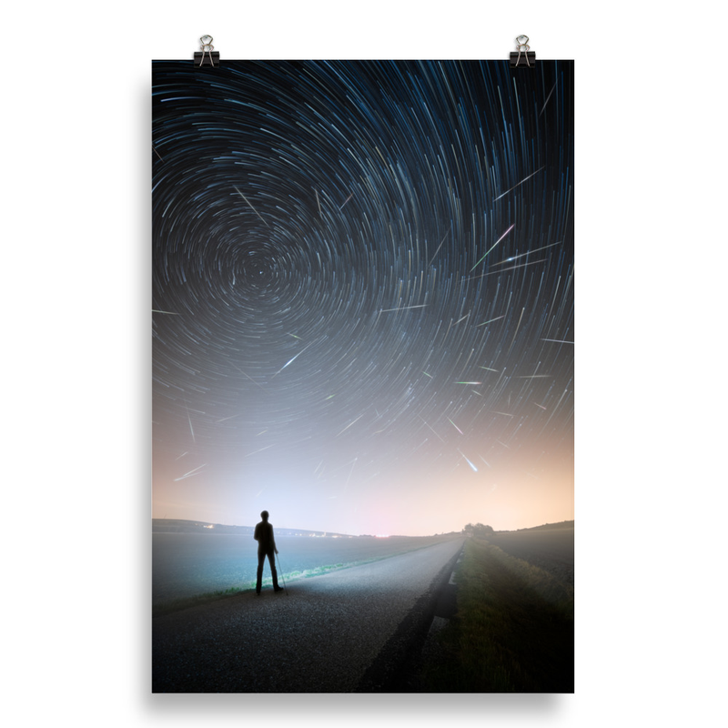 Sous les Perséides - poster