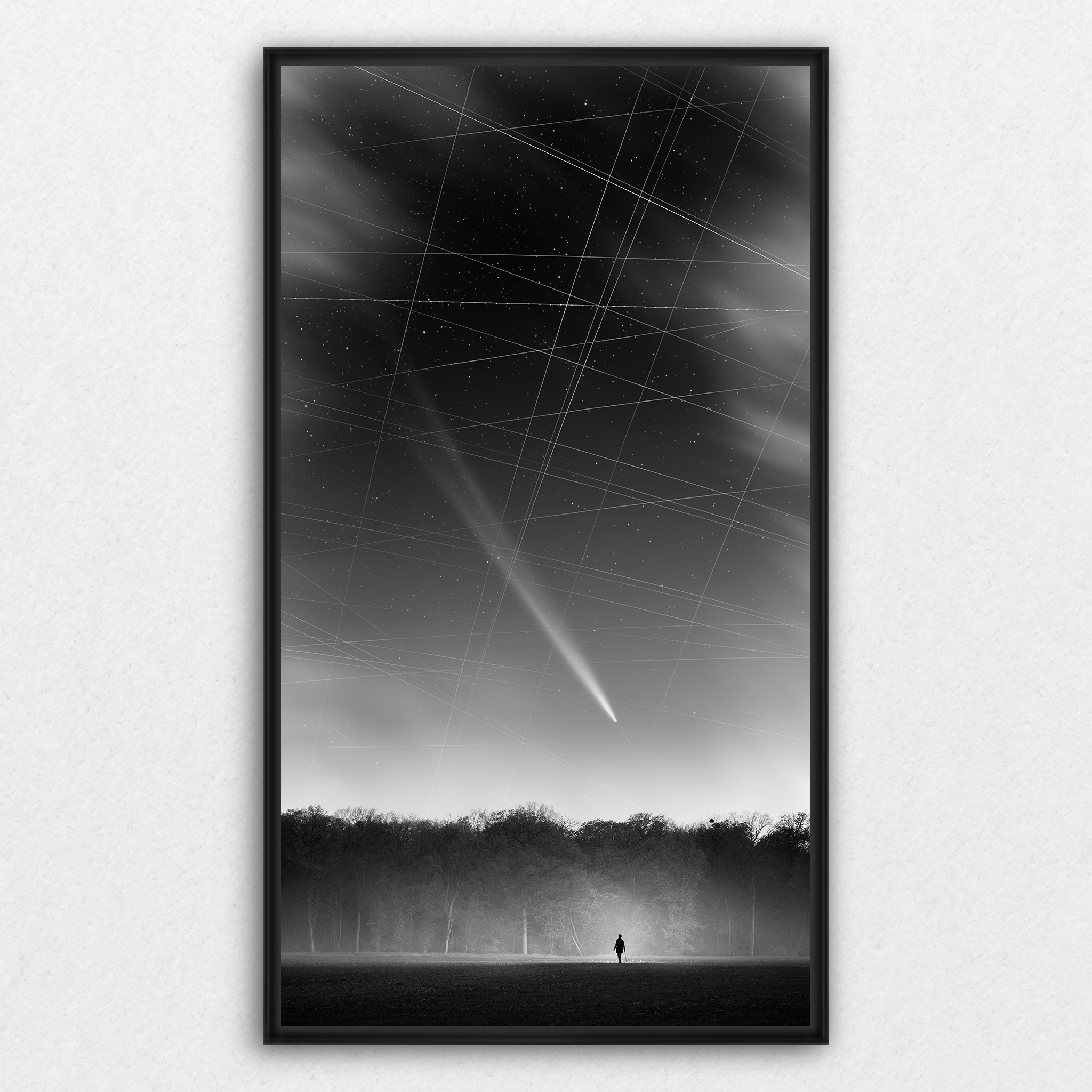 Syndrome  Kessler - La comète - Tirage d'art