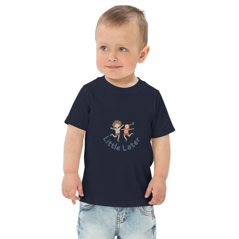 Little Later Toddler Jersey T-shirt — 100% Cotton. Soft & Durable, Active Kids Tee, Sizes 2, 3, 4, 5/6