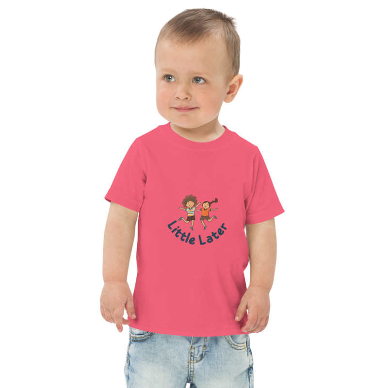 Little Later Toddler Jersey T-shirt — 100% Cotton. Soft & Durable, Active Kids Tee, Sizes 2, 3, 4, 5/6