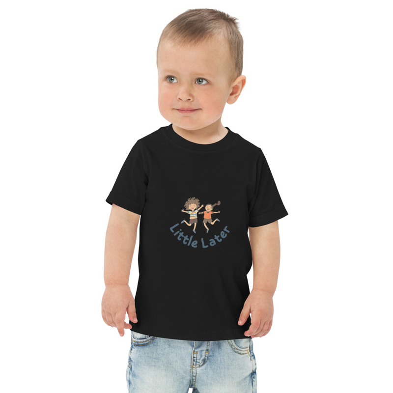 Little Later Toddler Jersey T-shirt — 100% Cotton. Soft & Durable, Active Kids Tee, Sizes 2, 3, 4, 5/6