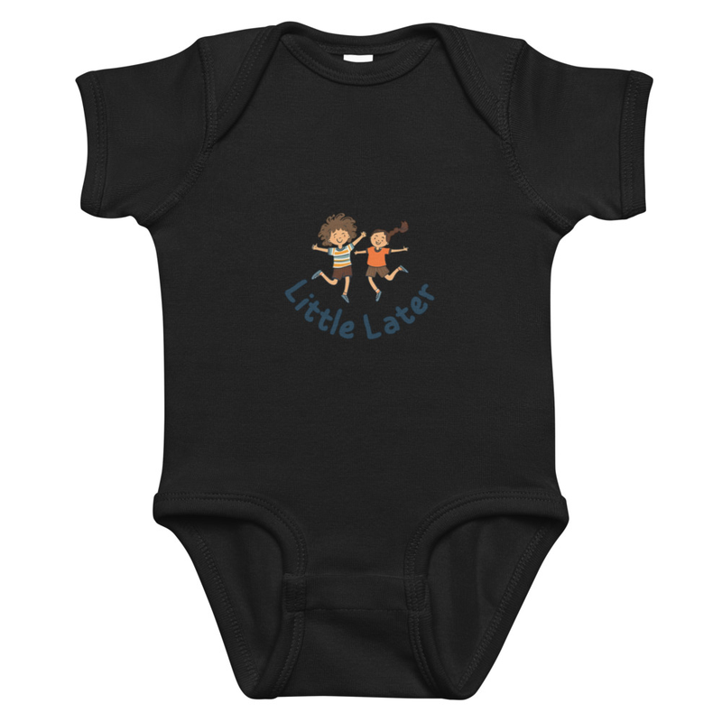 Little Later Baby Onesie — 100% Cotton, Soft & Cozy Keepsake, Perfect Gift, Sizes 6-24 months.