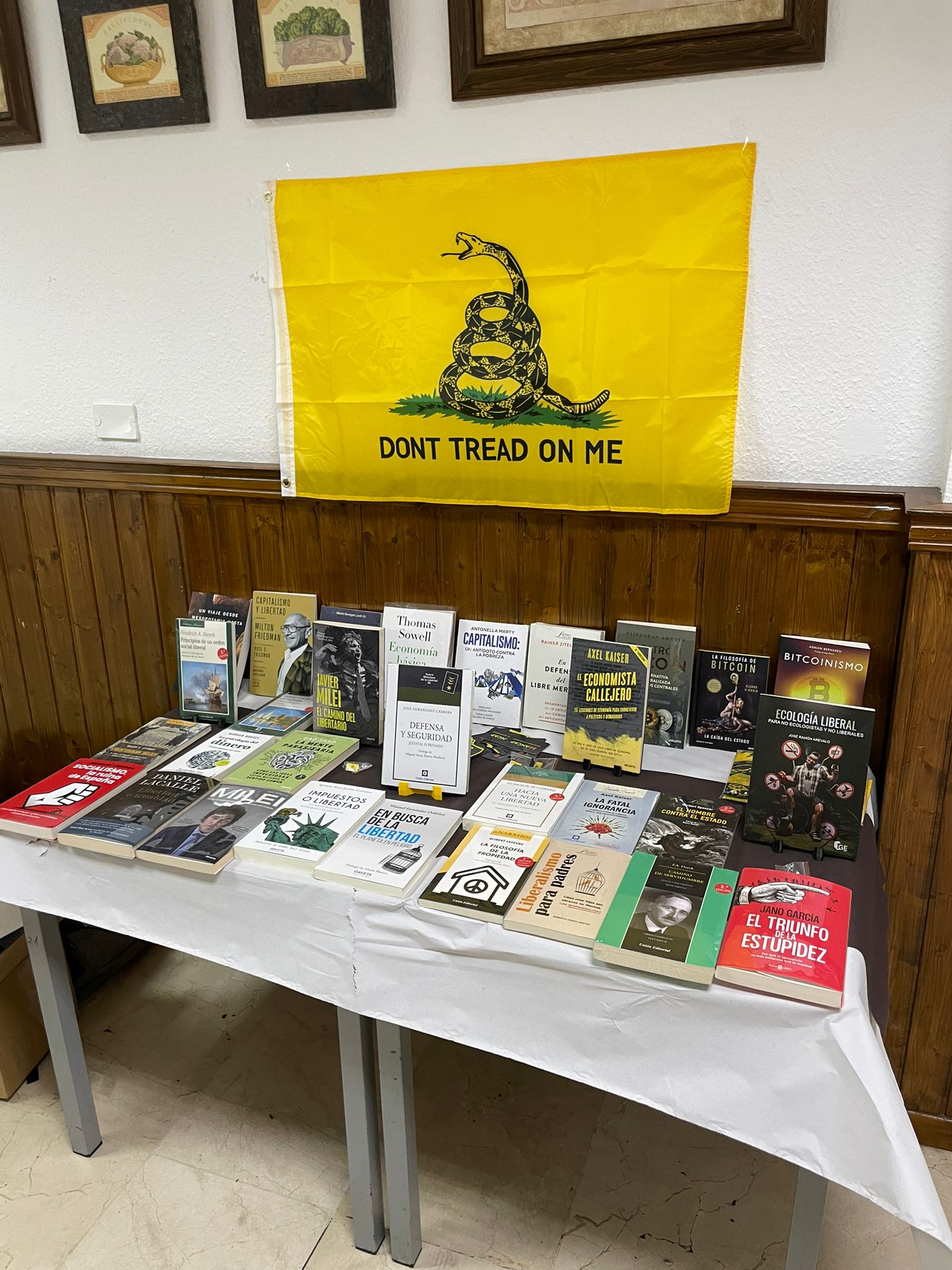 Dona para la organización de eventos libertarios