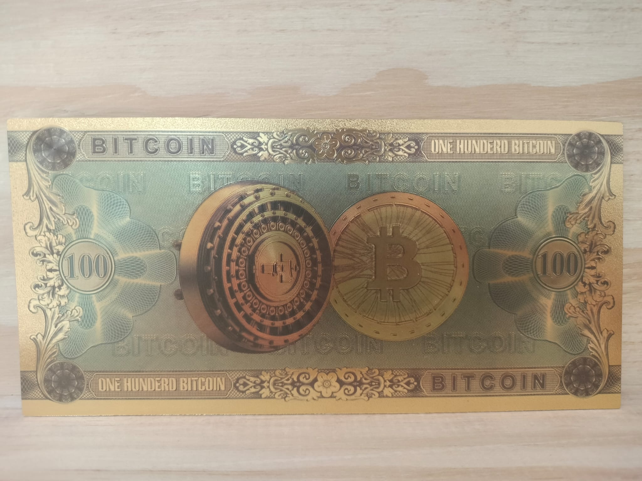 Billete de colección de Bitcoin