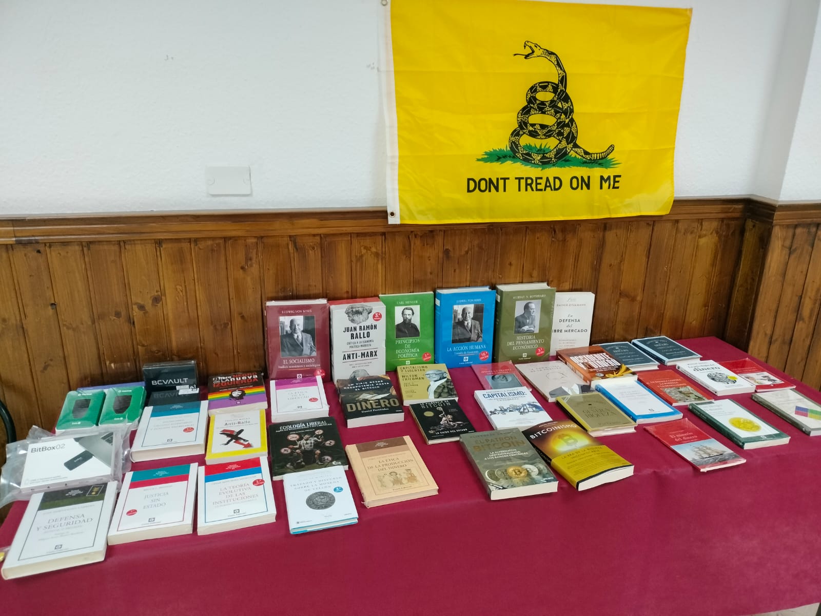 Donación para eventos libertarios