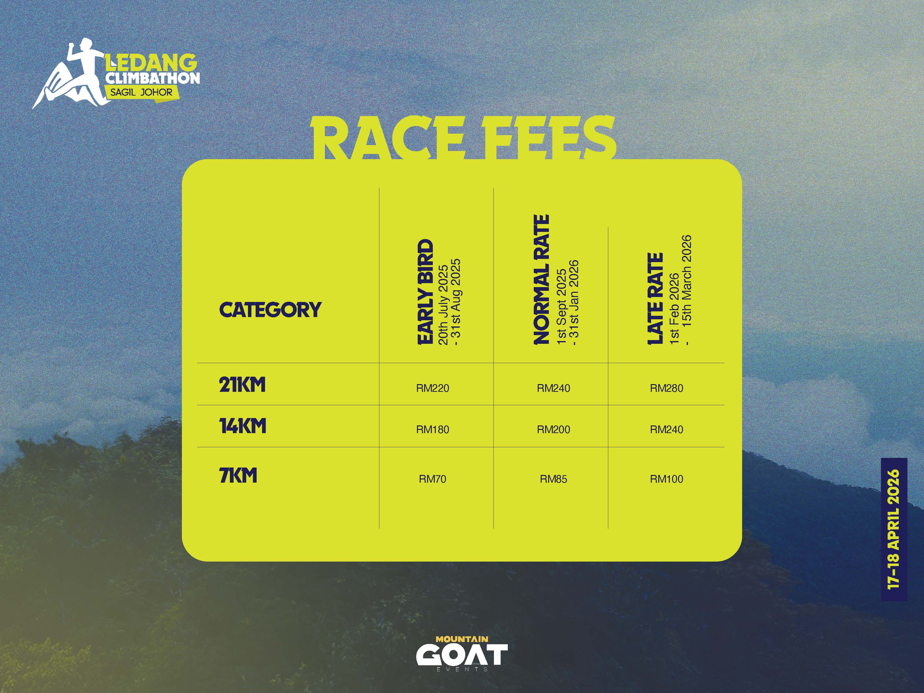 Ledang International Climbathon 2026