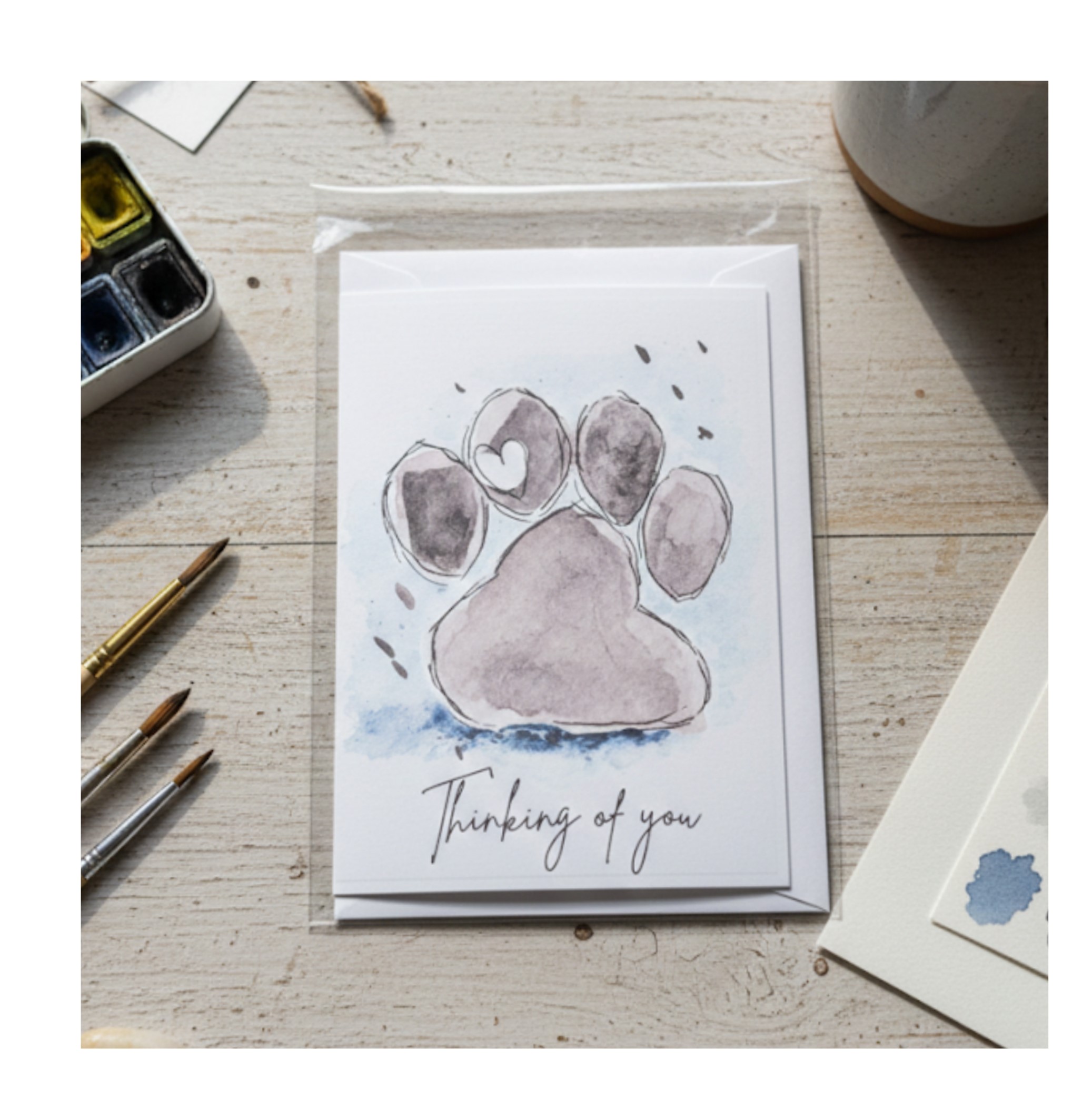 Veterinary pack, Pet Sympathy Cards, pack of 6