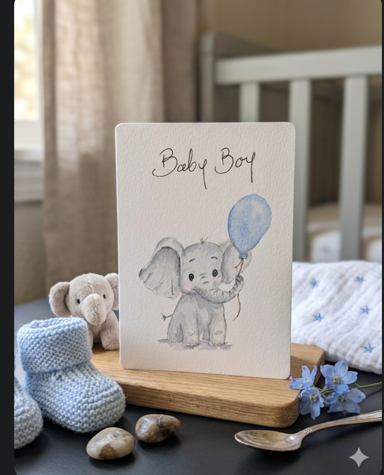 Baby Boy Greeting Card