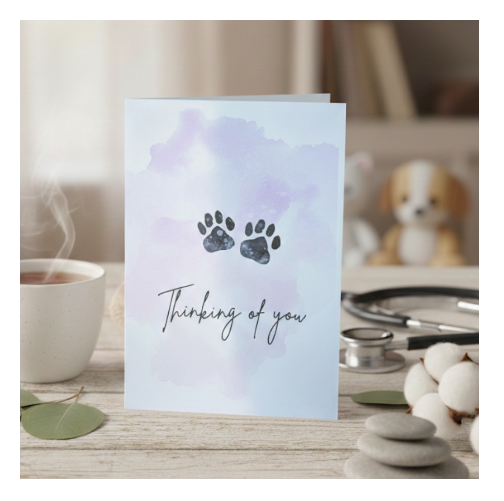 Veterinary pack, Pet Sympathy Cards, pack of 6