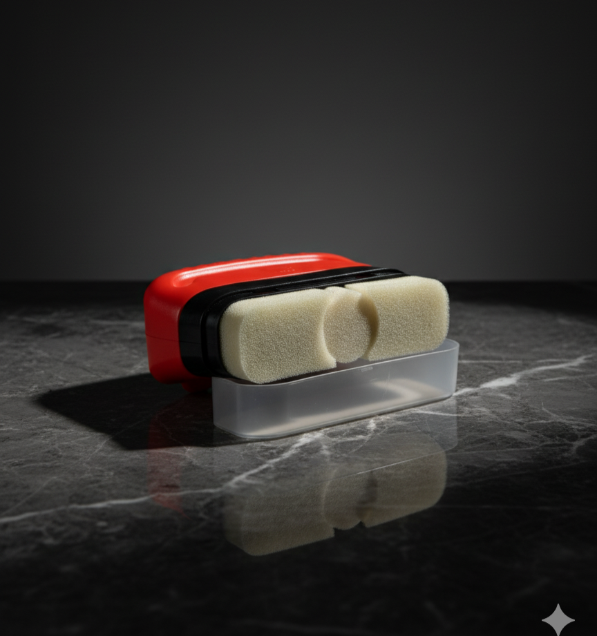 2 Limpiadores Profesional de Película de Aceite y Manchas para Parabrisas de Coche con Cepillo Integrado