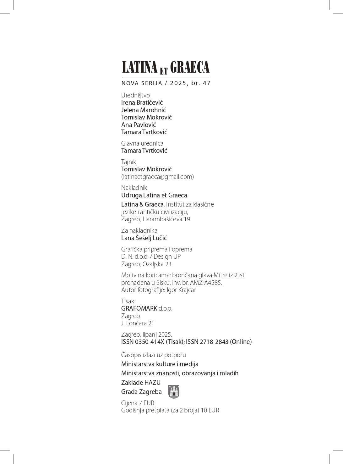 Časopis Latina et Graeca