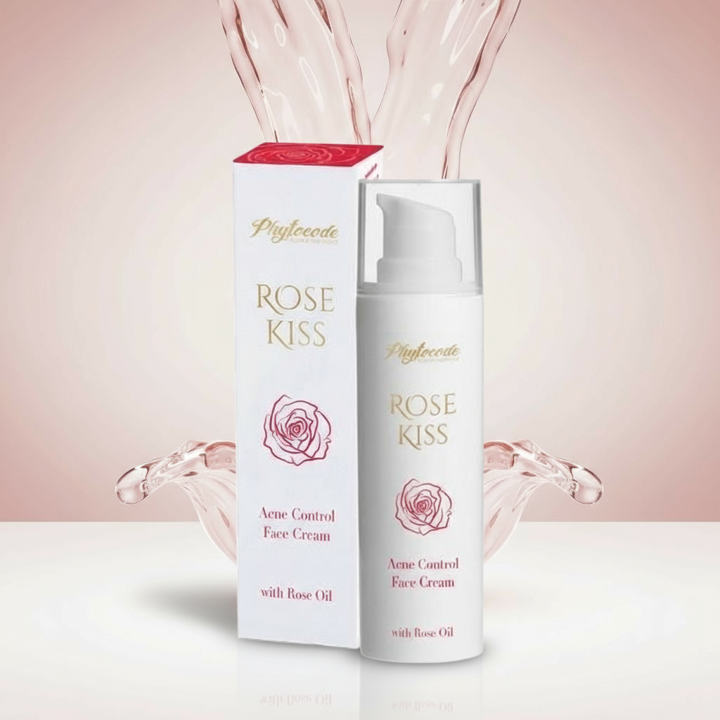 Rose Kiss كريم الوجه لمكافحة حب الشباب