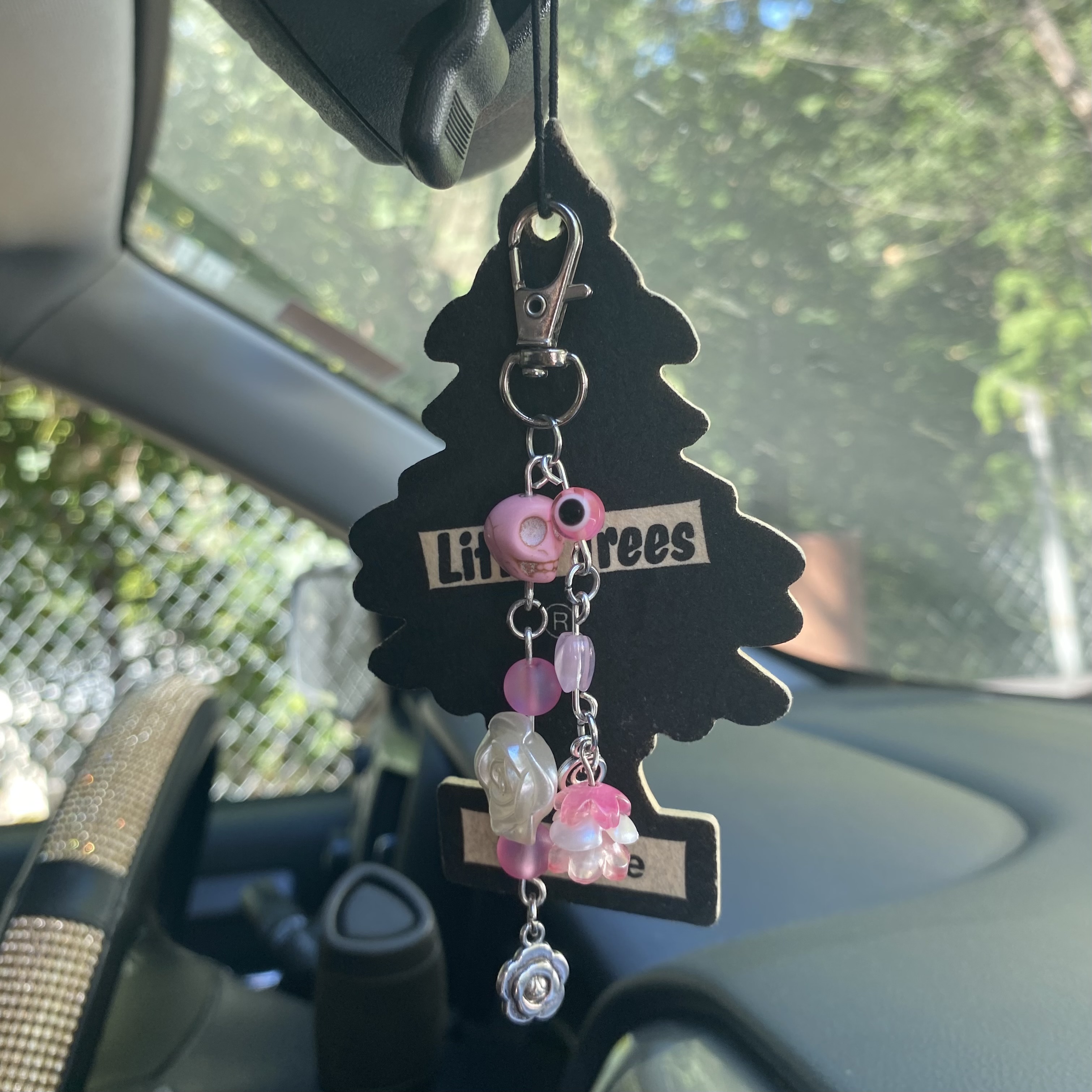 La Niña Rosita/Pink Santa Muerte Charm 