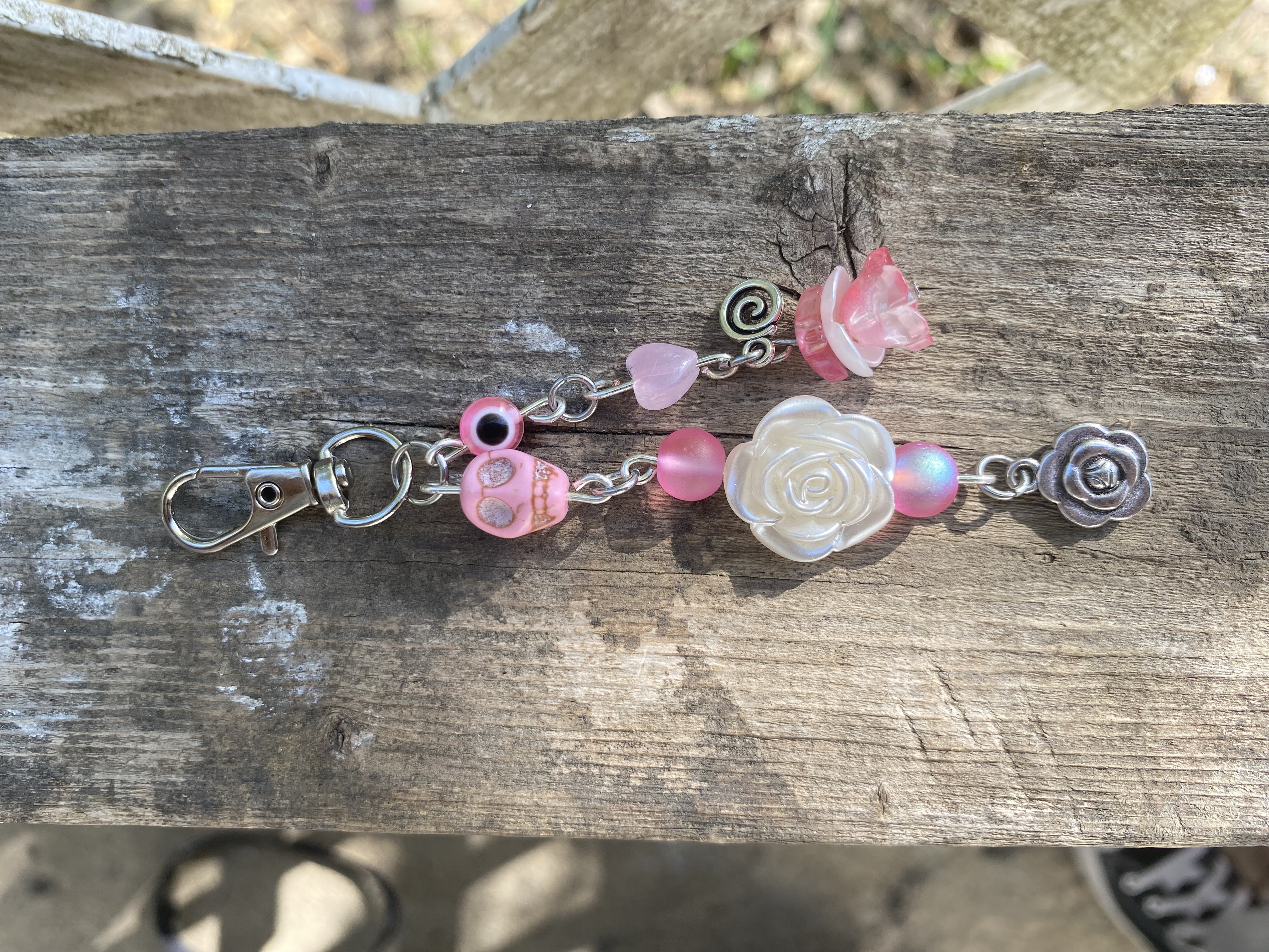 La Niña Rosita/Pink Santa Muerte Charm