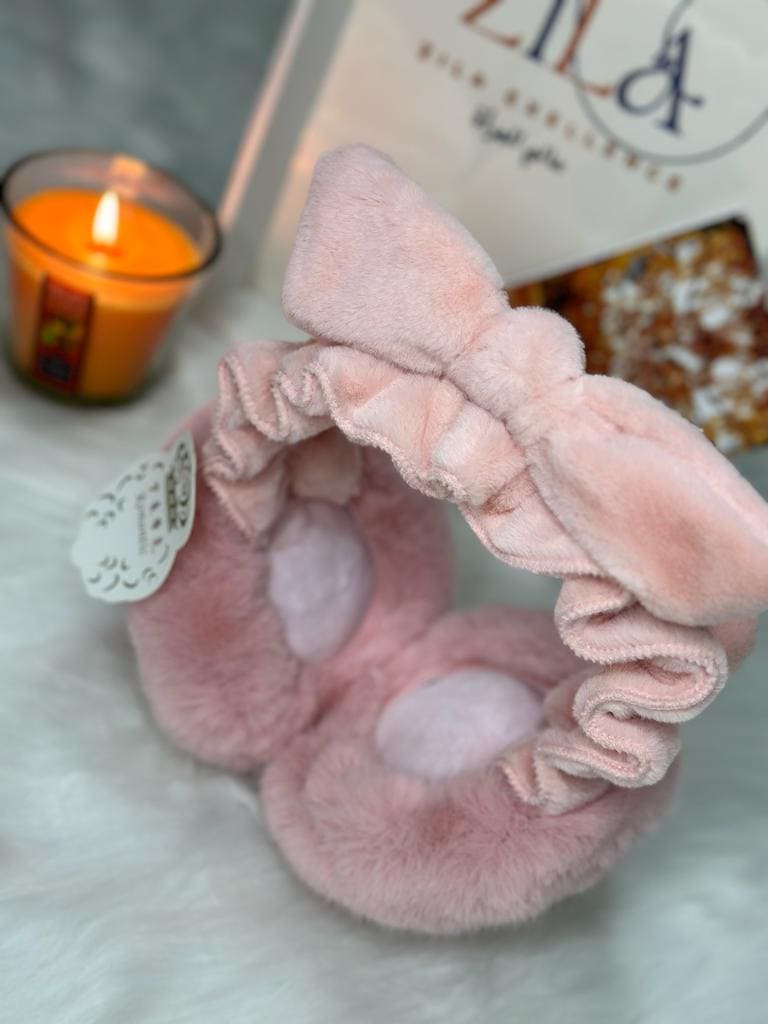 Plush Pink Ear Muffs