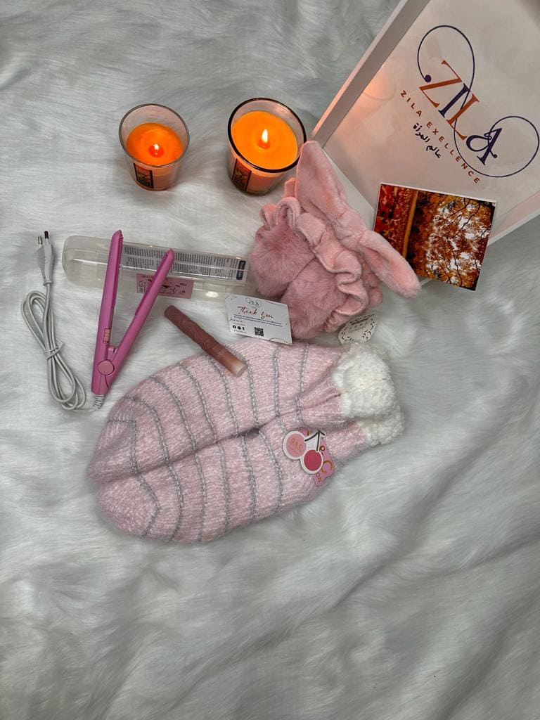 Cozy Pink Self-Care Gift Set