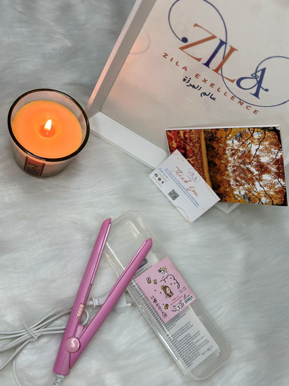 Mini Pink Hair Straightener