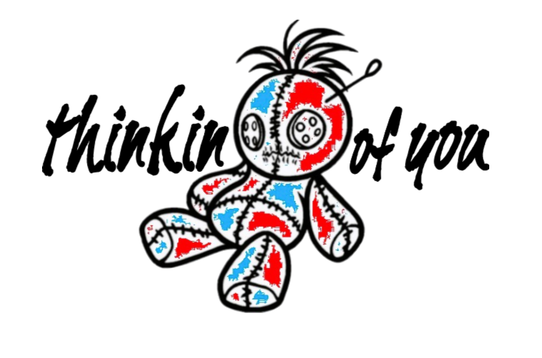 Patchwork Voodoo Doll Art Print