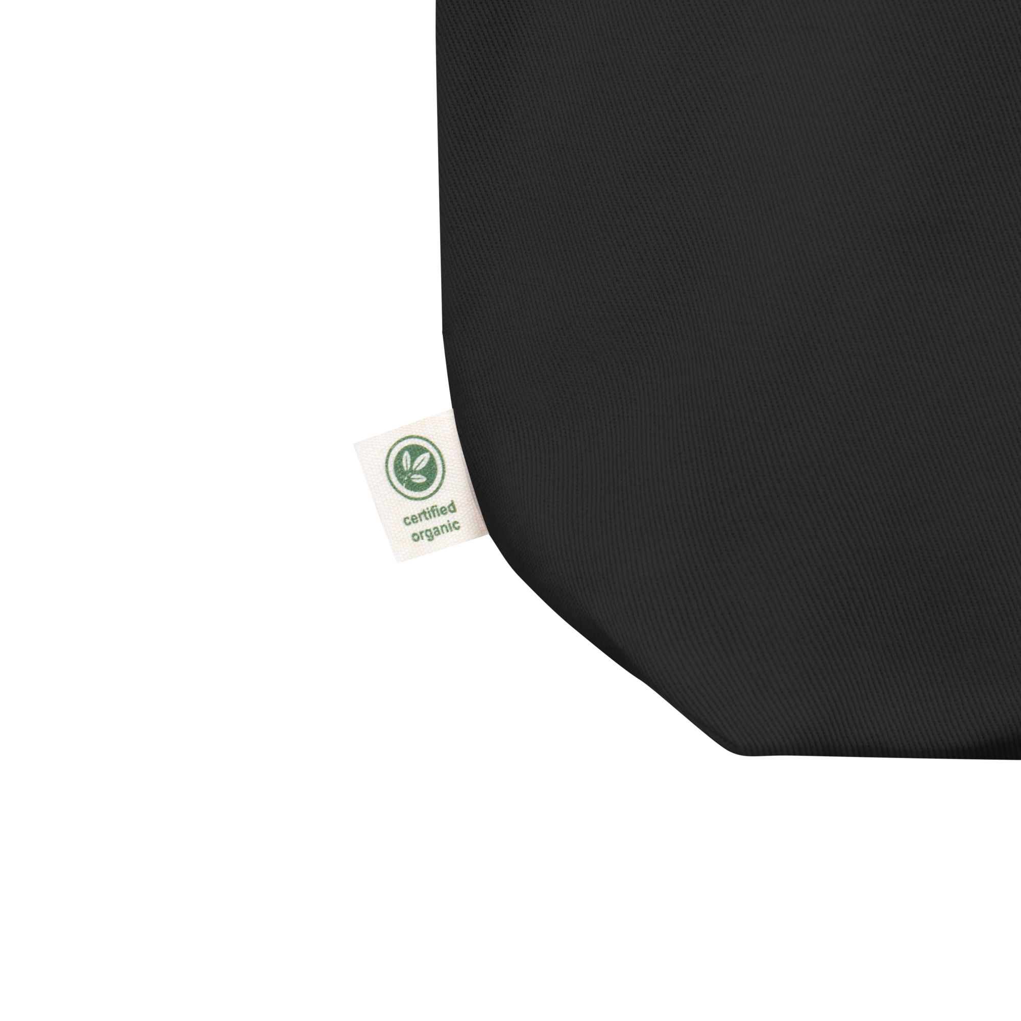 Custom Logo Black Tote Bag