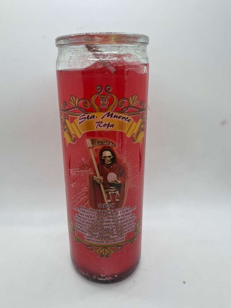 Vela de Santa Muerte Roja