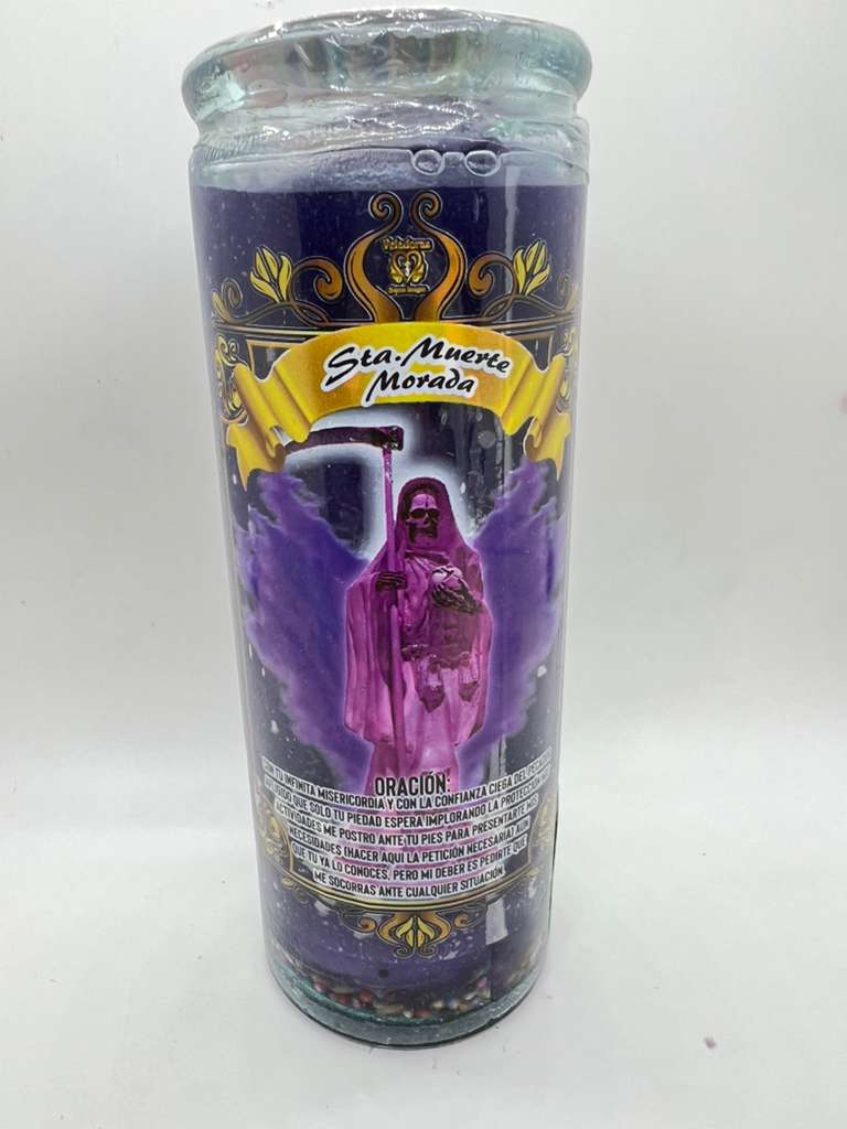 Vela de Santa Muerte Morada