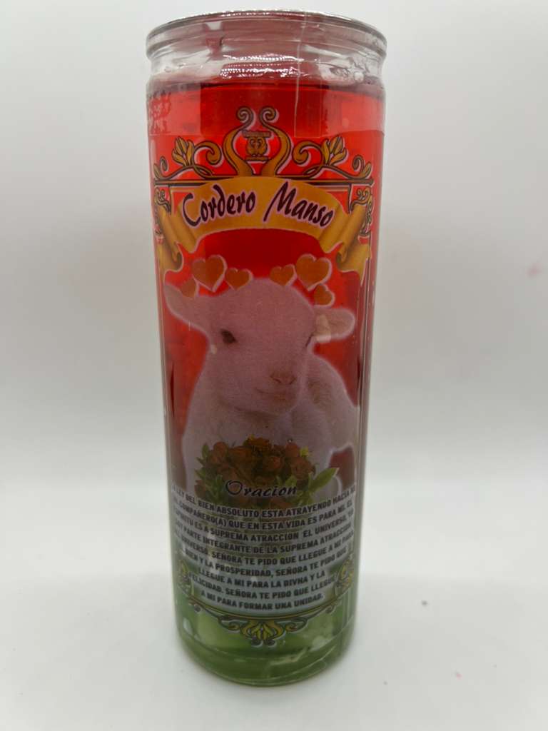 Vela espiritual Cordero Manso